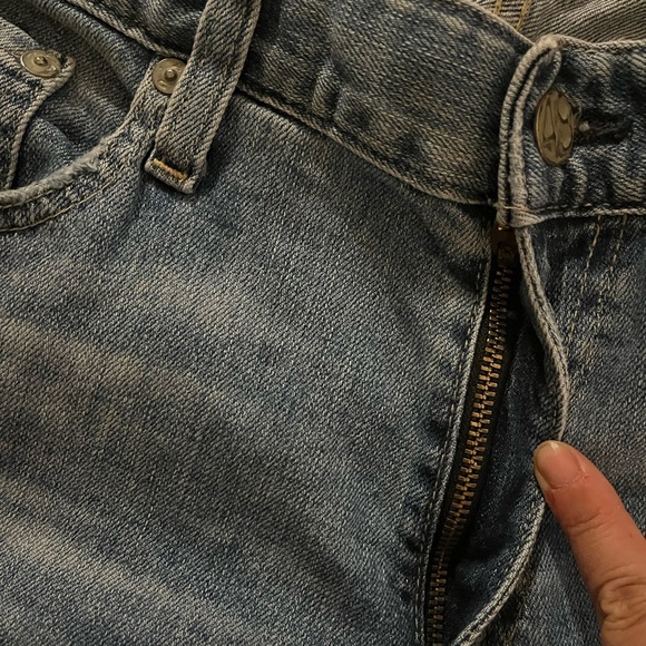 [30R]AG The Nikki Shorts Relaxed Skinny Women's Blue Denim Bermuda Shorts - Picture 5 of 8